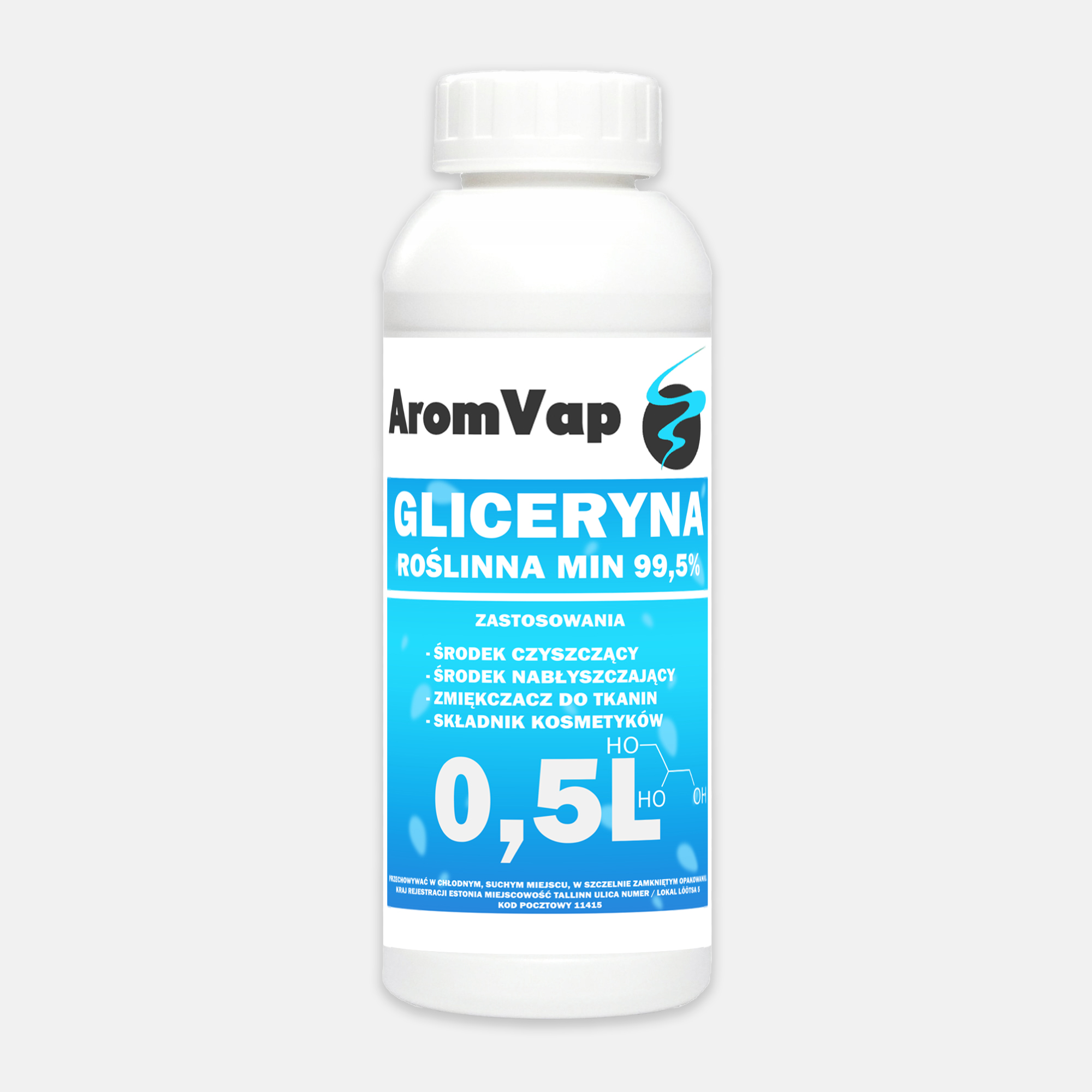 0,5L Gliceryna Farmaceutyczna 99,5% 0,5L ~ 0,63Kg
